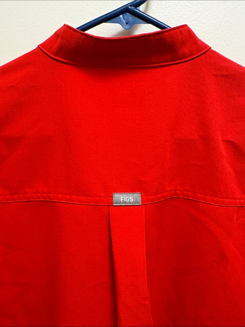 Figs Red Rafaela Oversized Scrub Top - Picture 6 of 6